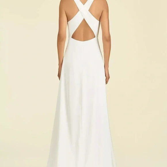 Sachin & Babi Astor Ivory Pearl Embellished Formal Gown| Size 10 - Picture 4 of 10